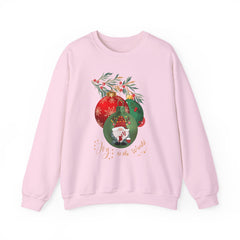 "Joy to the World" Holiday Knome Pullover Ornament Crewneck Sweatshirt