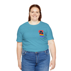 Pride Heart Pocket Tee — Rainbow LGBTQ+ Short Sleeve T-Shirt