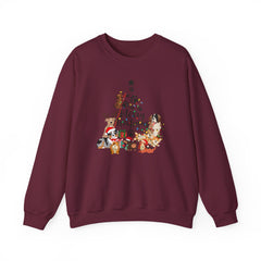 Merry Woofmas Christmas Tree Crewneck Sweatshirt