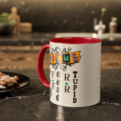 Focus Funny Wordplay Mug — Colorful 11oz/15oz Ceramic Coffee Cup