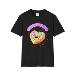 Sprinkled With Love Heart Donut Graphic Tee