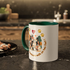 Cat Lover Mug – "Not all family members walk on two feet" Colorful 11oz/15oz Ceramic Mug