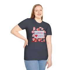 I Love U Most Floral T-Shirt — Romantic Valentine’s Day Tee