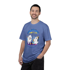 Hanukkah Dog T-Shirt — Cute Menorah & Dreidel Holiday Tee
