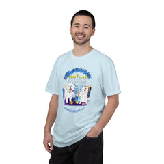 Hanukkah Dog T-Shirt — Cute Menorah & Dreidel Holiday Tee