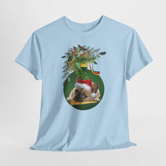 Christmas Pug Ornament and Mistletoe T-Shirt