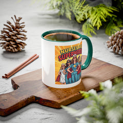 Nurses Are Superheroes Coffee Mug — Colorful 11oz/15oz Gift for Nurses
