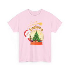 I Believe Christmas Unisex Heavy Cotton Tee