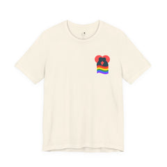 Pride Heart Pocket Tee — Rainbow LGBTQ+ Short Sleeve T-Shirt