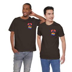 Pride Heart Tee 1— Rainbow Heart Graphic T-Shirt