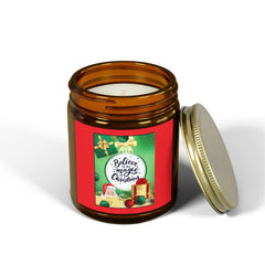 Holiday Scented Candles, Coconut Apricot Wax (4oz, 9oz)