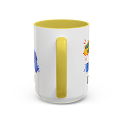 Dad Coffee Mug — "Crushin' SH!t" Blue Rock Gamer Mug (11oz & 15oz)