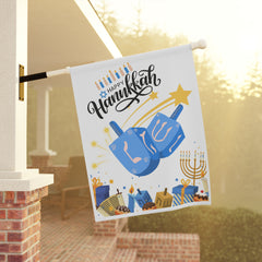 Garden & House Banner Hanukkah Theme