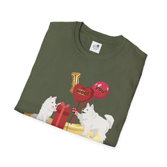 "I Woof You" Valentines Dog Love Graphic T-Shirt