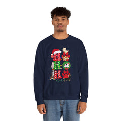 Christmas Ho Ho Ho Pet Lovers Crewneck Sweatshirt