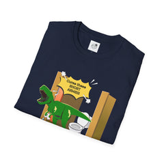 Funny Dinosaur Bathroom Humor T-Shirt