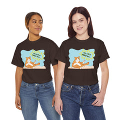 Hey Can I Get a Bit of PRIVACY Here..Orange Cat Graphic T-Shirt