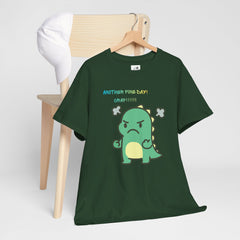 Angry Dino — "Another Fine Day! Crap!" Graphic Tee
