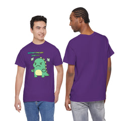 Angry Dino — "Another Fine Day! Crap!" Graphic Tee