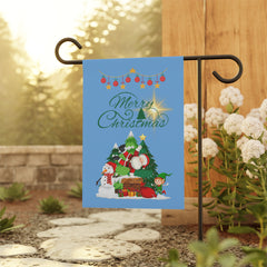 Garden & House Banner Christmas Theme