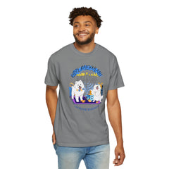 Hanukkah Dog T-Shirt — Cute Menorah & Dreidel Holiday Tee