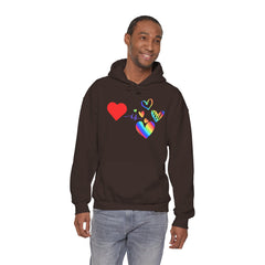 Love is Universal Unisex Heavy Blend™ Hooded Sweatshirt