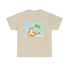 Hey Can I Get a Bit of PRIVACY Here..Orange Cat Graphic T-Shirt