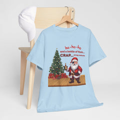 Santa “ho-ho-ho and a bottle of Rum…CRAP” Holiday Tee shirt