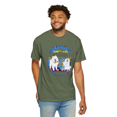 Hanukkah Dog T-Shirt — Cute Menorah & Dreidel Holiday Tee