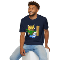 Funny Dinosaur Bathroom Humor T-Shirt