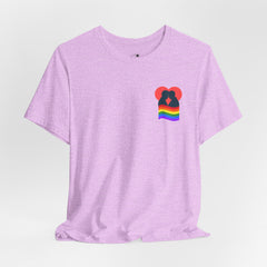 Pride Heart Pocket Tee — Rainbow LGBTQ+ Short Sleeve T-Shirt