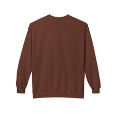 Campfire Cats Crewneck Sweatshirt — Woodland Night Cats Around a Bonfire