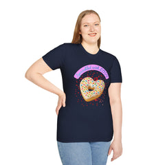 Sprinkled With Love Heart Donut Graphic Tee