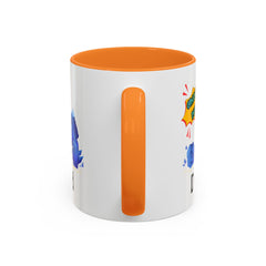 Dad Coffee Mug — "Crushin' SH!t" Blue Rock Gamer Mug (11oz & 15oz)