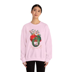 "Joy to the World" Holiday Knome Pullover Ornament Crewneck Sweatshirt