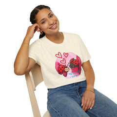 Ladybug Love T-Shirt — My Favorite Person Cute Couple Ladybugs with Hearts Valentine Tee