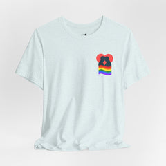 Pride Heart Pocket Tee — Rainbow LGBTQ+ Short Sleeve T-Shirt