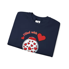 Filled with Love Unisex Heavy Blend™ Crewneck Sweatshirt