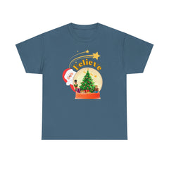 I Believe Christmas Unisex Heavy Cotton Tee