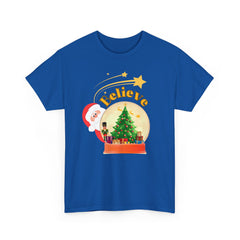 I Believe Christmas Unisex Heavy Cotton Tee