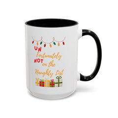 Accent Coffee Mug (11, 15oz) Naughty List