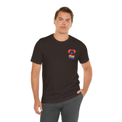 Pride Heart Tee 1— Rainbow Heart Graphic T-Shirt