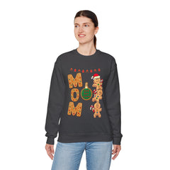 Gingerbread MOM and Her Crew Christmas Crewneck Sweatshirt
