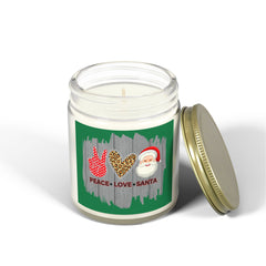 Christmas Scented Candles, Coconut Apricot Wax (4oz, 9oz)