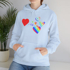 Love is Universal Unisex Heavy Blend™ Hooded Sweatshirt