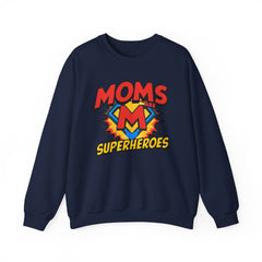 Moms Are Superheroes Crewneck Sweatshirt