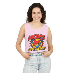 Mom’s Superheroes Tank Top Comic Book Style Shirt