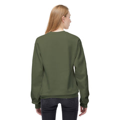Campfire Cats Crewneck Sweatshirt — Woodland Night Cats Around a Bonfire