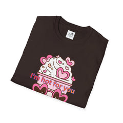 I'm Hot For You Coffee Cup Tee — Cute Valentine's Day Graphic T-Shirt