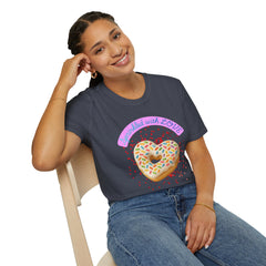 Sprinkled With Love Heart Donut Graphic Tee